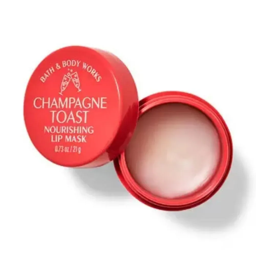 Bundle Bath&Body Works Champagne Toast Nourishing Lip Mask&Exfoliating Lip Scrub
